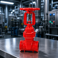 Vanne à opercule à joint souple EPDM en fonte ductile PN16 DN50-DN300 pour la protection incendie et le contrôle de l'eau