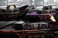 Kit d'éclairage d'ambiance pour voiture F30 en promotion, éclairage d'ambiance dynamique LED pour BMW Série 3 Série 4, modèle Galaxy RHD