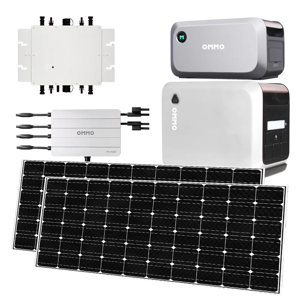Amazon consigliato 600W casa centrale solare MPPT Controller balcone Kit solare con pannelli solari sistema di energia solare