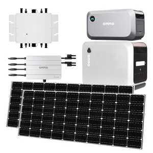 Amazon Recommended 600W Home Solar Power Plant MPPT Controller Balcony Solar Kit With Solar Panels Solar Energy System