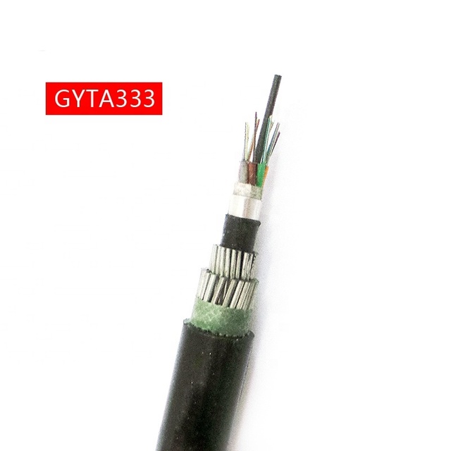 Outdoor Direct Buried Fiber Optic Cable Submarine Underwater Cable for Water Depths up to 100 Meters Communication Cables