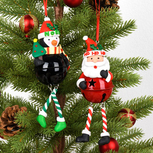 Adorno Colgante Pequeño de Cerámica DIY con Diseño de Alce y Papá Noel para Decoración de Árbol de Navidad y Hogar - Product Image 3
