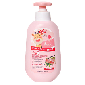 Huile de Jojoba Pêche Nary en Gros, Soin 2-en-1 Hydratant Visage et Corps pour Bébé, 500ml, Frais, Naturel, Bio - Product Image 6