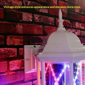 Lampe murale rotative à LED pour <span class=keywords><strong>salon</strong></span> de coiffure, boîte lumineuse vintage en verre pour barbier, commerce transfrontalier - Product Image 3