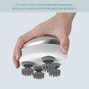 Kopfmassagegerät <span class=keywords><strong>2026</strong></span> Neue Produkte Kopfhautmassage Multifunktionale Kopfhauttherapie Meridian-Kamm Elektrischer Silikon-Massager - Product Image 3