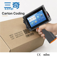 Impresora de Inyección de Tinta Manual Portátil para Cajas de Cartón, Bolsas de Plástico, Impresión de Fecha y Código de Lote, Portátil, 12.7mm, Alimentada por Batería