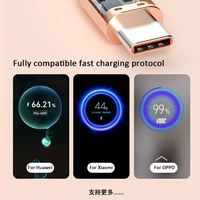Câble de données USB en silicone liquide Macaron 1M, qualité alimentaire, charge rapide 66W Type-C/Micro USB 6A pour iPhone, ordinateur, imprimante, pur silicone