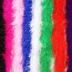 Venta Directa al por Mayor de Boas de Plumas de <span class=keywords><strong>Avestruz</strong></span> Blancas y Esponjosas de 5 Capas para Manualidades, Costura, Decoración del Hogar, Bodas, Fiestas y Navidad - Product Image 1