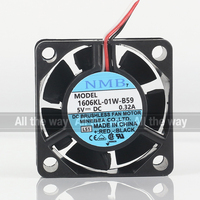 Ventilateur de refroidissement original 12V 24V 48V DC5V 0.32A AC EC 4015 40X40X15MM 4CM pour convertisseur de fréquence, mini châssis 3 fils 1606KL-01W-B59
