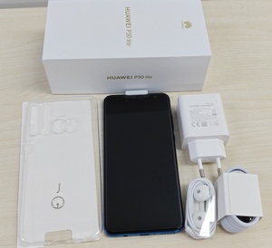 Vente en gros de smartphones originaux HWei P30 Lite bleu 128 Go, processeur octa-core, LTE, écran 6,1 pouces, double carte SIM, Android <span class=keywords><strong>9</strong></span>, 48 MP, anglais/espagnol/français - Product Image 6