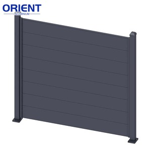 Durable Outdoor Aluminium Privacy <strong>Fence</strong> <strong>Panels</strong> <strong>Modern</strong> Low-Maintenance Aluminium Privacy <strong>Fence</strong> for Garden Yard Security - Product Image 5