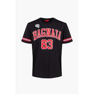 Camiseta Deportiva Bagnaia 63 al por Mayor, 150 Gramos, 100% Algodón, Negra, Antiencogimiento, Cuello Redondo, Ropa para Hombre para Exportación - Product Image 1
