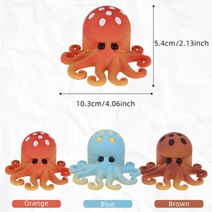 Jinlin Octopus Shape Zinc Alloy <b>Grinder</b> Creative Marine Animal Tobacco <b>Grinder</b> Large Size 100MM-3 - Product Image 6