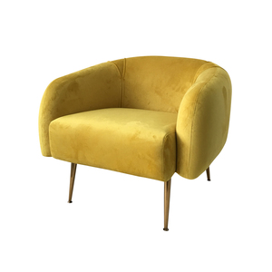 <span class=keywords><strong>Fauteuil</strong></span> d'appoint en velours vert luxueux, <span class=keywords><strong>fauteuil</strong></span> rembourré moderne avec structure en métal doré pour salon - Product Image 3