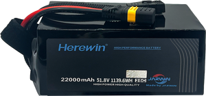 Herewin 14S 51.8V 22000mAh 20C NCM LiCoO2 고출력 리튬폴리머 배터리 (농업 및 훈련용 드론 UAV) - Product Image 4