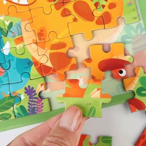 Libro de Rompecabezas Magnéticos de Animales de Madera para Niños Pequeños (2-4 Años) - Juguete Educativo de Dibujos Animados - Product Image 5