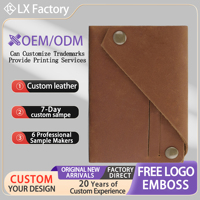 Dompet Koin Kulit Asli Mewah Custom Logo, Tempat Kartu ID dan Koin, Grosir Pabrik, Tempat Kartu Kredit Kulit Mewah