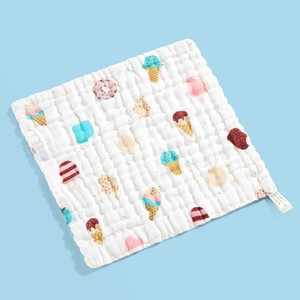 Vente en gros Serviette à salive Mouchoir doux en gaze <span class=keywords><strong>de</strong></span> <span class=keywords><strong>coton</strong></span> absorbante Petites serviettes carrées <span class=keywords><strong>pour</strong></span> bébés - Product Image 3