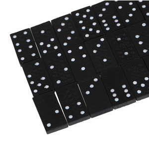 Enfants en bois jouet dominos blocs ensemble jouets empilables blocs dominos jeux <span class=keywords><strong>de</strong></span> société jouer <span class=keywords><strong>jeu</strong></span> Science enseignement jouets pour enfants - Product Image 4