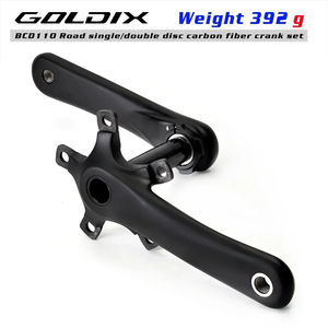Ultralight Carbon Fiber Bicycle Crank 110BCD Road Bike Crankset 170mm for SHIMANO and <strong>SRAM</strong> 11 12S Transmission Systems - Product Image 2