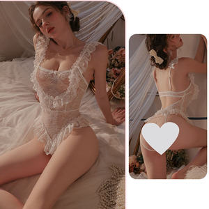 Lingerie Sexy di Alta Qualità in Pizzo Rosa, Intimo Seducente per Donne, Reggiseno Aperto per Seno Abbondante, Set Lingerie Sexy - Product Image 5