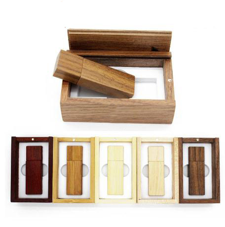 Wooden Box Gift Set USB Flash Drive 3.0 Wedding Gift 8GB 16GB 32GB 2.0 USB Memory Stick 1GB 2GB 4GB Free Engrave Pen Drive