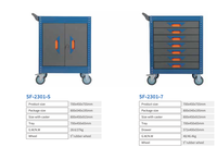 Chariot de rangement d'outils multifonctionnel de grande capacité pour une utilisation professionnelle en atelier