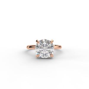 Anillo de compromiso de moissanita de alta demanda para eventos nupciales elegantes y momentos especiales en oferta - Product Image 3
