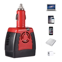 150W 2.1A USB voiture onduleur DC 12V à AC 110V 220V 50Hz convertisseur transformateur chargeur de téléphone universel