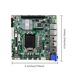 MINI-ITX mới công nghiệp Bo mạch chủ EITX-7500 Intel <span class=keywords><strong>CPU</strong></span> lga1200 DDR4 32GB Bộ nhớ 2SATA 1m. 2 2 * RS232 máy tính máy chủ Bo mạch chủ - Product Image 3
