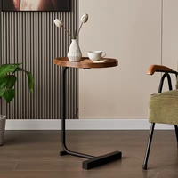 Mini table basse ovale de luxe meubles de chambre à coucher de salon personnalisés petite table basse de canapé en forme de C tables d'appoint
