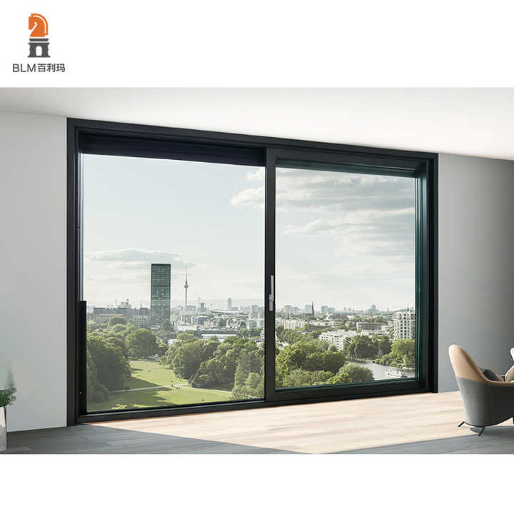 Modern Design Powder Coated Aluminium Frame Customize Kitchen Doors Double Glazed Energy-Saving Sliding Door