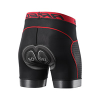 Pantalones Cortos de Ciclismo para Hombre ARSUXEO, Ropa Interior de Secado Rápido con Acolchado de Gel 5D para Ciclismo, Forro para Bicicleta de Montaña