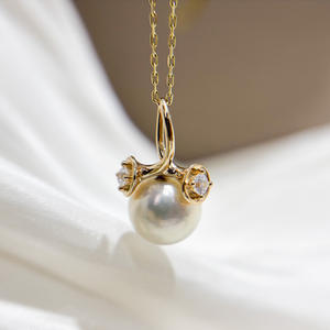 WENCHI 10294 Accesorios DIY para Perlas, Colgante de Plata S925 con Base Vacía Redonda de 11-13mm para Colgante de Oro/Plata, China - Product Image 3