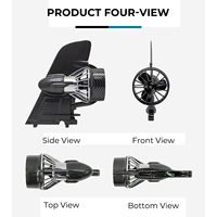 Moteur électrique pour planche à pagaie SUP avec télécommande sans fil et boîte de batterie portable pour sports nautiques