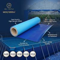 Bâche en tissu enduit PVC 610 g/m², tissée chaîne, résistante aux déchirures, super robuste, écologique et imperméable pour usage industriel extérieur