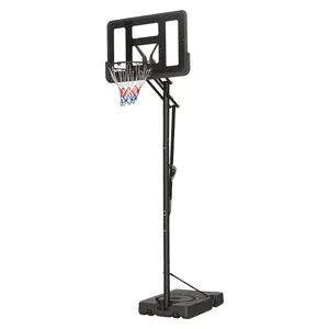 Basketball Hoop Outdoor For Kids Portable Adjustable Basketball Goal System 10ft Height Adjustable Kids Basketball Hoop Indoor