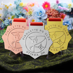 Özelleştirmek lazer gravür 1 2 3 madalya dans jimnastik altın Metal emaye Logo spor madalya ödülü - Product Image 6