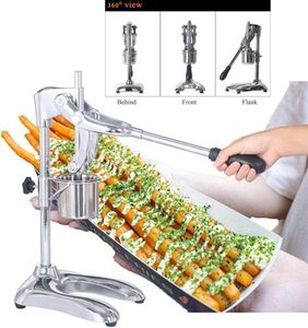 Machine manuelle à couper les <span class=keywords><strong>frites</strong></span>, presse-patates en acier inoxydable, machine à <span class=keywords><strong>faire</strong></span> <span class=keywords><strong>des</strong></span> chips de pommes de terre avec panier assorti - Product Image 3