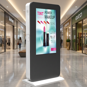 Kiosque publicitaire extérieur personnalisable de 55 pouces, écran LCD double face, étanche, totem vertical, signalisation numérique extérieure - Product Image 5