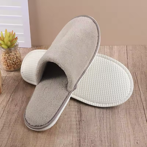 하이 퀄리티 슬리퍼 개인 럭셔리 산호 봉제 빨 호텔 슬리퍼 - Product Image 4