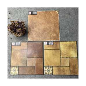 Carrelage en céramique terracotta moderne 40x40, texture <span class=keywords><strong>parquet</strong></span>, pour intérieur, restaurant, <span class=keywords><strong>cuisine</strong></span>, sol - Product Image 1