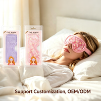 Masque oculaire chauffant personnalisé, thérapie chaude et froide, masque de sommeil en gel perlé, compresse de gel réutilisable pour soulager les maux de tête et les yeux
