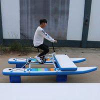 Bateau à pédales gonflable en PVC flottant pour activités aquatiques