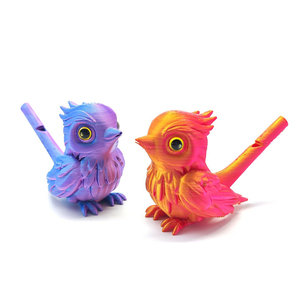 Modèles d'oiseaux sifflants imprimés en 3D, statues d'oiseaux avec ornements décoratifs d'ailes pour armoires, jouets sensoriels pour l'autisme/ADHD - Product Image 4
