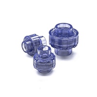 Kualitas tinggi 1/2 ''-4'' transparan UPVC pipa fitting jelas Union Joint 1 Inch 2 Inch 3 Inch 4 Inch untuk Watertank Supply