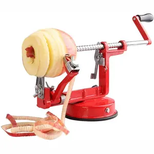 Thép Không Gỉ Apple Corer Slicer Peeler Bền Nhiệm Vụ Nặng Nề Die Cast Hợp Kim Apple Peeler Với Đế Hút