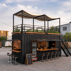 QY Container Mobile Traspirante <span class=keywords><strong>e</strong></span> Moderno per Caffetterie/Gelaterie/Cucine Itineranti, Garanzia di 5 Anni per Negozi <span class=keywords><strong>e</strong></span> Bar - Product Image 4