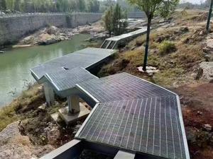 Tùy chỉnh đục lỗ Bảng điều khiển màn hình grates mở rộng đồng bằng dệt thép nhôm vật liệu xây dựng nền tảng cho lối đi - Product Image 6