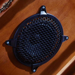 Meilleure vente de plateau tournant Antique en vinyle, lecteur de plateau tournant en bois, Gramophone avec corne en cuivre - Product Image 5